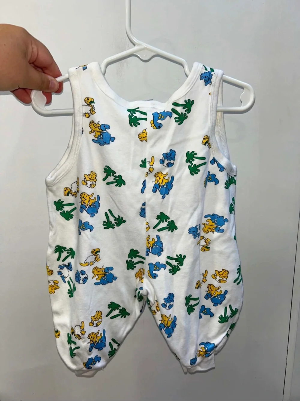 Vintage 90s Dinosaur Romper - 6/9 Months